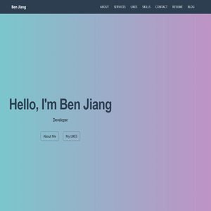 Ben Jiang - Developer & PM